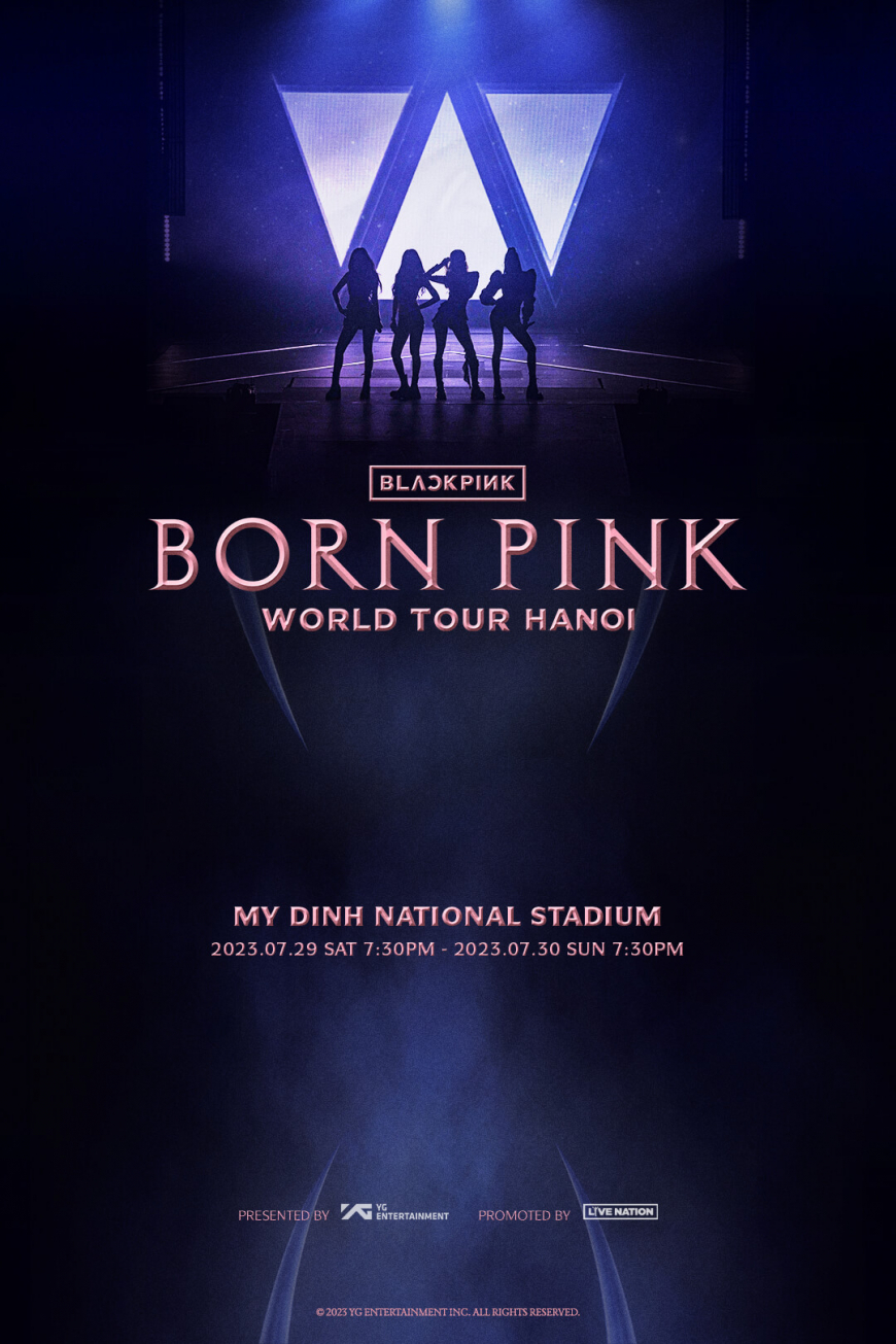 Póster de la Gira Mundial de BLACKPINK en Hanói