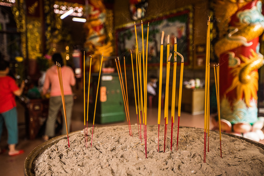 堤岸寺庙香烛