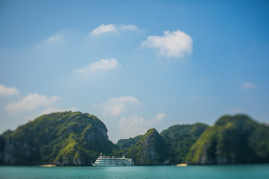 nachhaltige Kreuzfahrt Ha Long Bucht